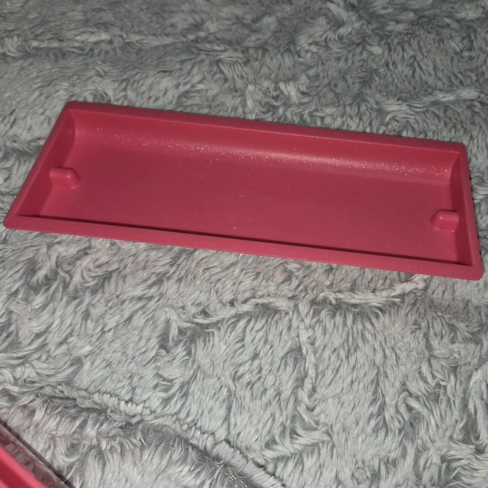 Caboodles Pink Two-Tone Glitter Cosmetic Case